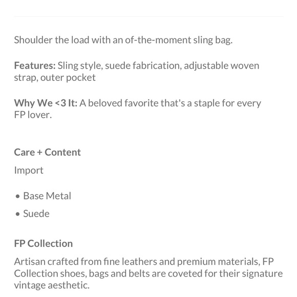 COPY - Free People Hudson Sling Bag - Picture 7 of 7